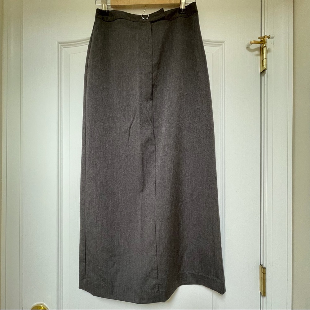 Express Grey Maxi Skirt